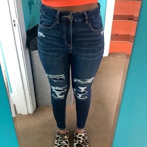 American Eagle ripped jeans